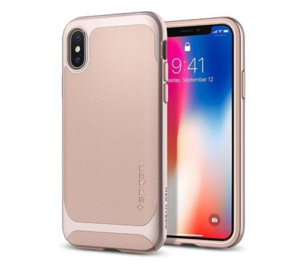 Etui Neo Hybrid do iPhone X różowe - 1382001 - zdjęcie